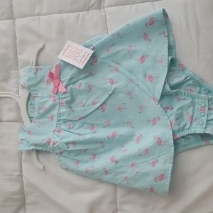 Baby girl flamingo outfit